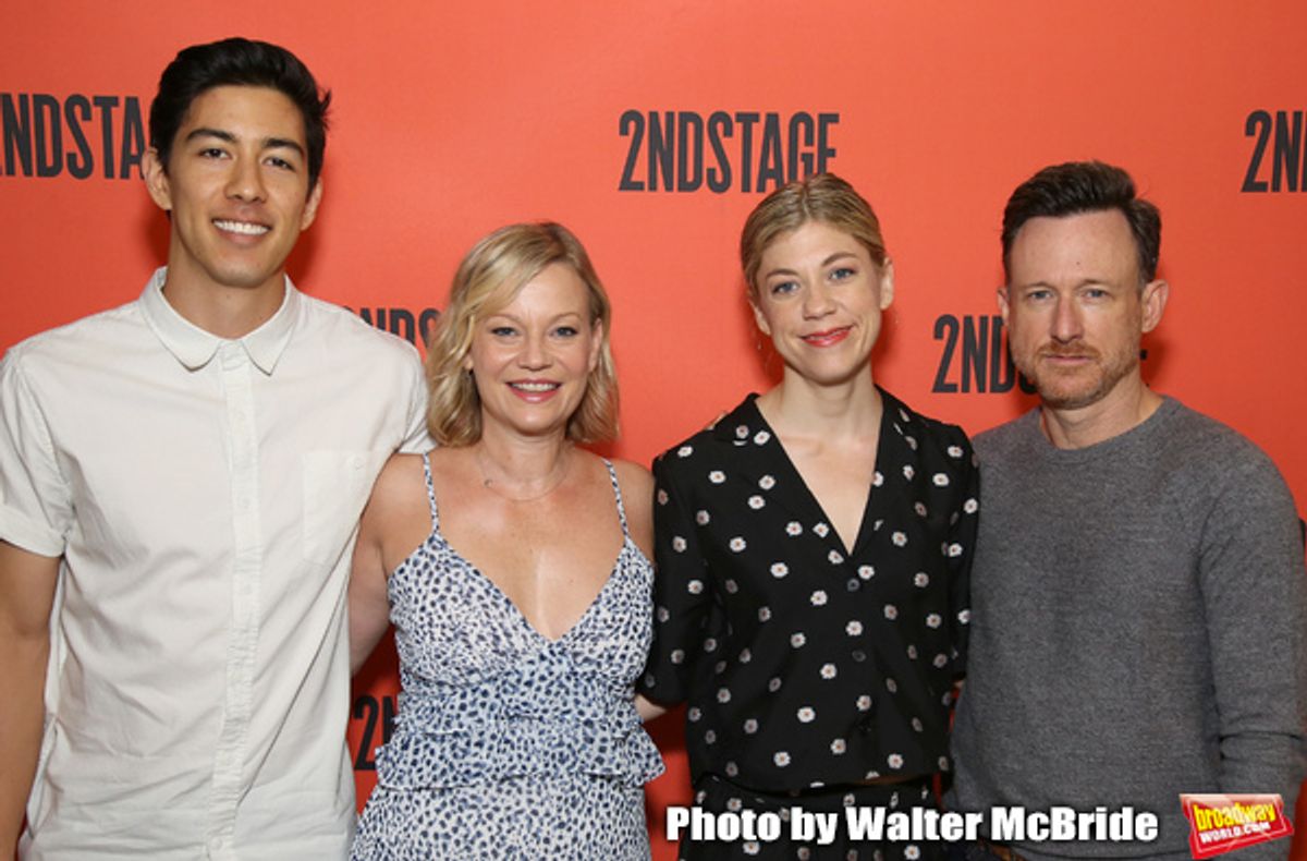 Kim Fischer, Samantha Mathis, Susannah Flood and Brad Heberlee at 