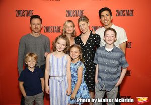 Back row: Brad Heberlee, Samantha Mathis, Susannah Flood, Kim Fischer Front row: Harrison Fox, Maren Heary, Casey Hilton, Ryan Foust @ BroadwayWorld Back row: Brad Heberlee, Samantha Mathis, Susannah Flood, Kim Fischer Front row: Har Photo