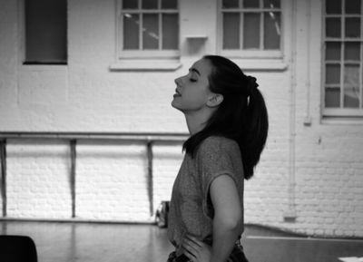 Molly Lynch in rehearsals for Rodgers and Hammerstein (& Me Too). Photo