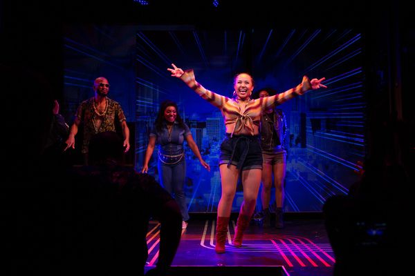 Jasmine Forsberg and the cast of Broadway Bounty Hunter Photo