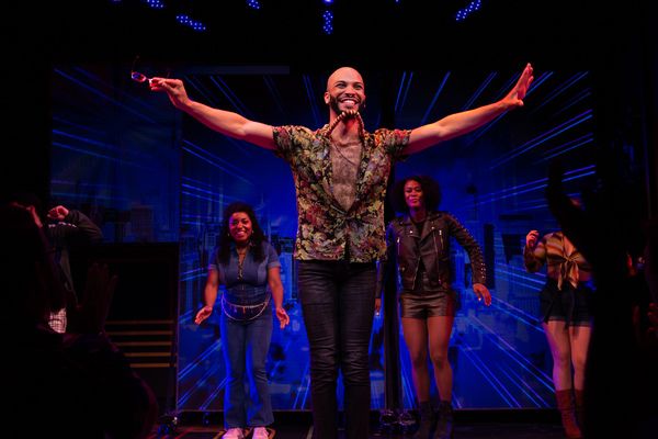 Jared Joseph and the cast of Broadway Bounty Hunter Photo