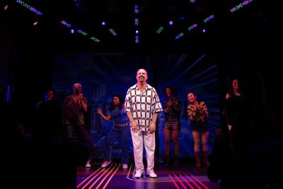 Brad Oscar and the cast of Broadway Bounty Hunter Photo