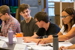 Stephen Ashfield, Jake Boyd, Zachary Sayle, and Sally Ann Triplett @ BroadwayWorld Stephen Ashfield, Jake Boyd, Zachary Sayle, and Sally Ann Triplett Photo