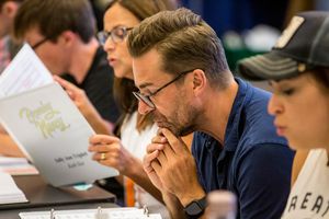 Sally Ann Triplett, Matt Hetherington, and Jessica Vosk  Photo