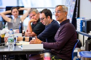 Anthony Drewe, Elliot Davis, and Jerry Mitchell @ BroadwayWorld Anthony Drewe, Elliot Davis, and Jerry Mitchell Photo