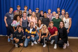 Botton row, L to R: Nico DeJesus, Gary Milner, Sally Ann Triplett, Nicole Medoro, Paul Schwensen, and Chelsey Lynn Alfredo
Middle row, L to R: Tayla Groves, Evan Duff, Jason Goldston, Liz Pearce, Jasmine Rogers, Luana Psaros, and Jessica Vosk
Back row, L to R: Tally Sessions, Ian Gallagher Fitzgerald, Seth Clayton, Caleb Jenson, Jake Boyd, Zach Sayle, Stephen Ashfield, Lizzie Bea, Matt Hetherington, and Ricky Schroeder @ BroadwayWorld Botton row, L to R: Nico DeJesus, Gary Milner, Sally Ann Triplett, Nicole Medoro, Pau Photo