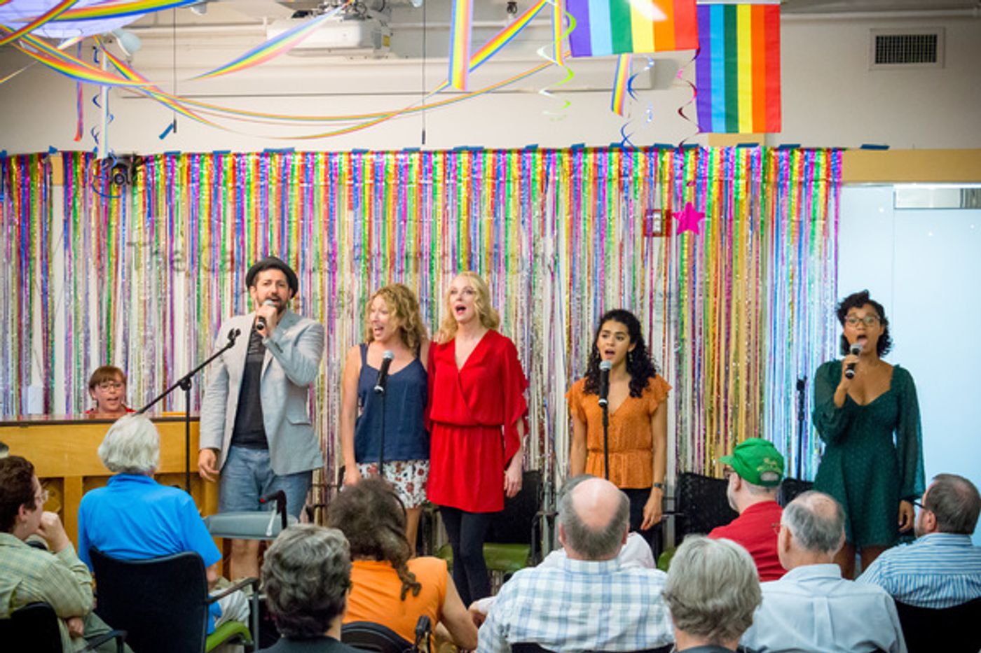 Photo Flash: Sing For Your Seniors Hosts Cast Members of THE PROM  Image