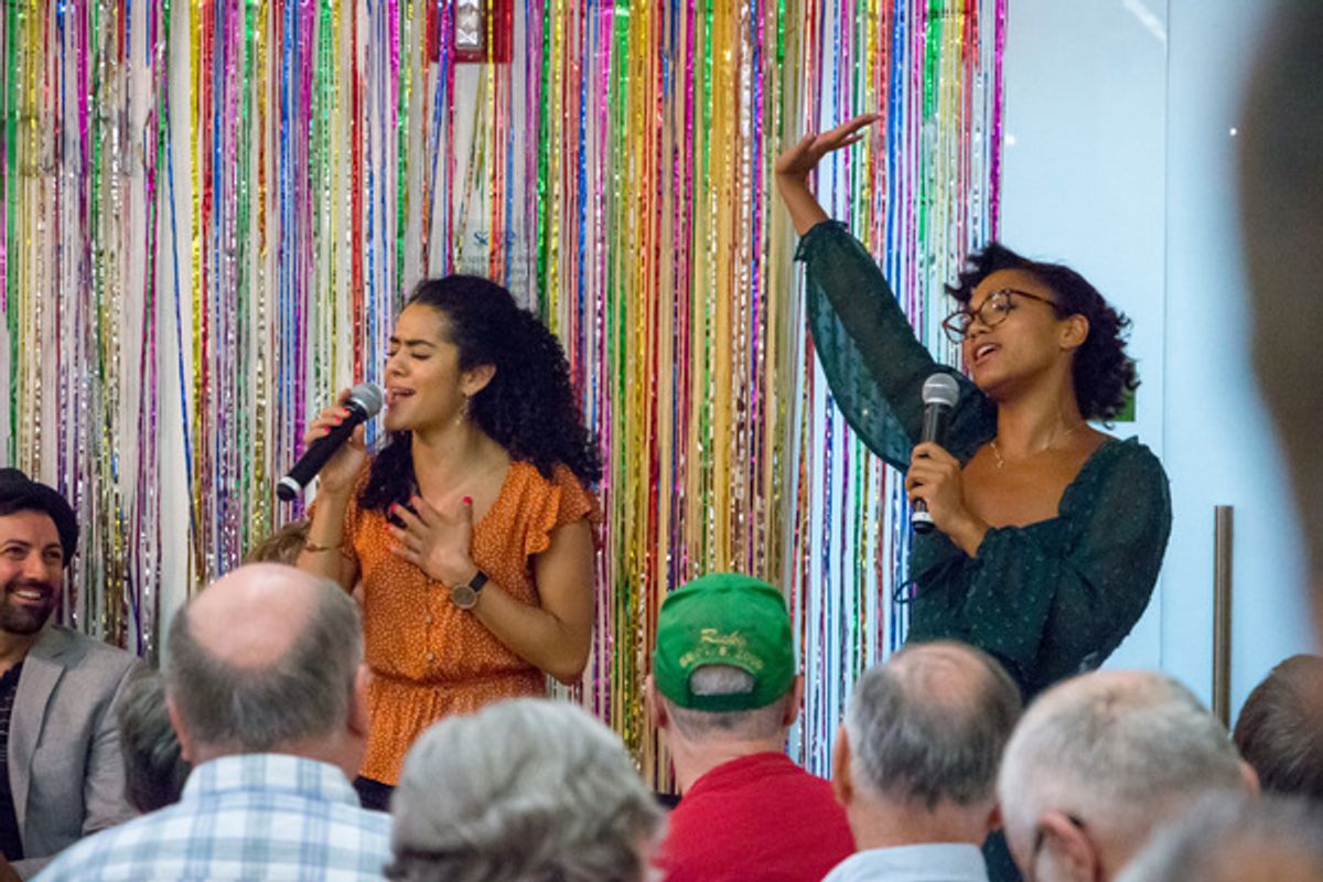 Kalyn West  and Mary Antonini at 