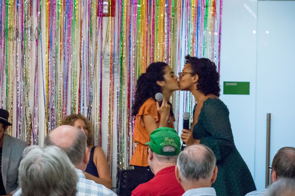 Kalyn West  and Mary Antonini at 