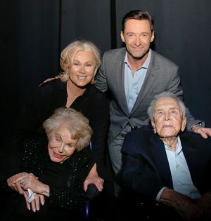 Anne Douglas, Deborra-lee Furness, Kirk Douglas and Hugh Jackman @ BroadwayWorld Anne Douglas, Deborra-lee Furness, Kirk Douglas and Hugh Jackman Photo