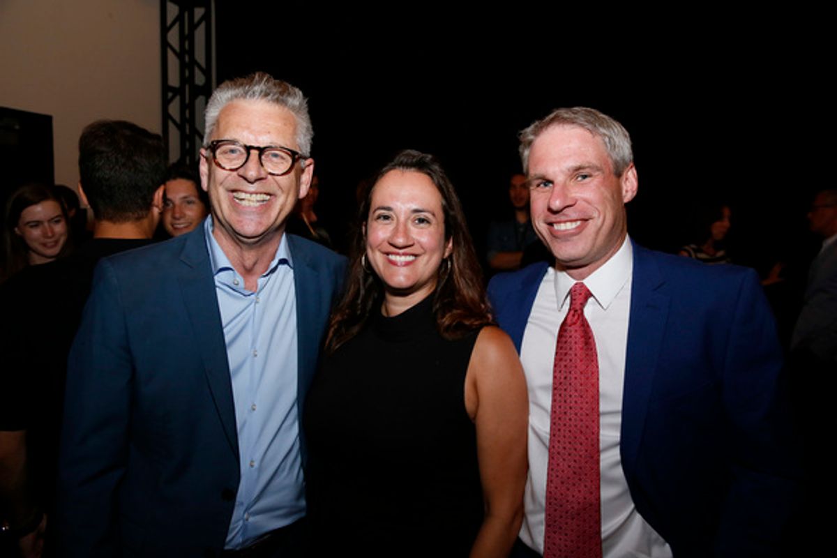 Center Theatre Group Artistic Director Michael Ritchie, Center Theatre Group Managing Director Meghan Pressman and Josh Clapper  at 