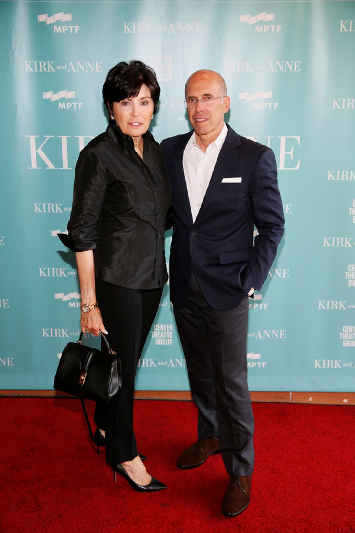 Event Co-Chairs Marilyn Katzenberg and Jeffrey Katzenberg at 