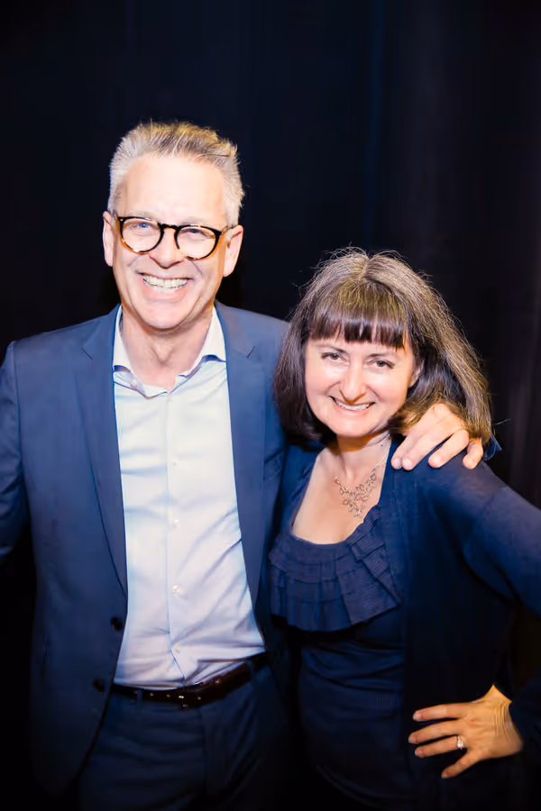Center Theatre Group Artistic Director Michael Ritchie and Culver City Mayor Meghan S Photo