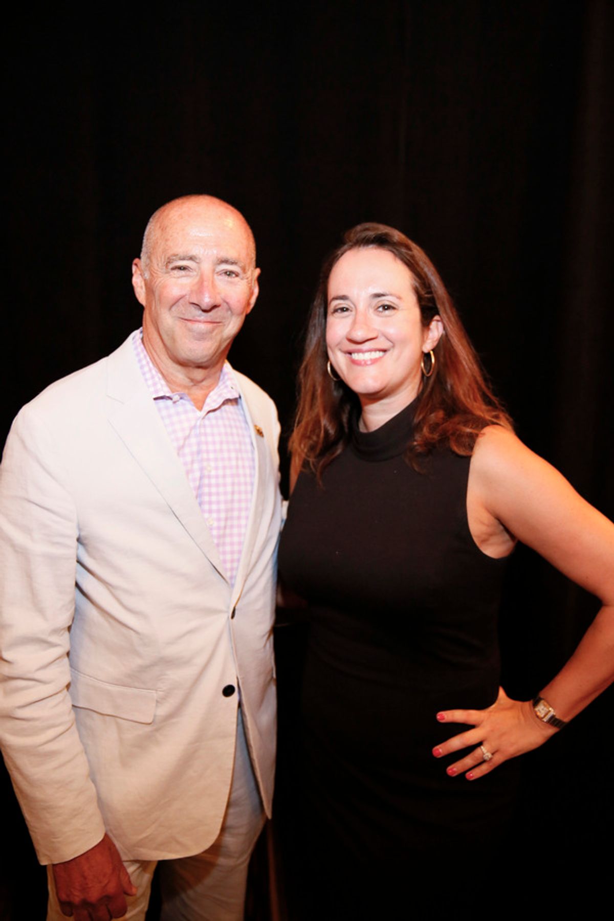 President / CEO of MPTF Bob Beitcher and Center Theatre Group Managing Director Meghan Pressman  at 