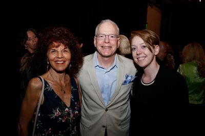  Diana Buckhantz, Center Theatre Group Producing Director Douglas C. Baker and actor  Photo