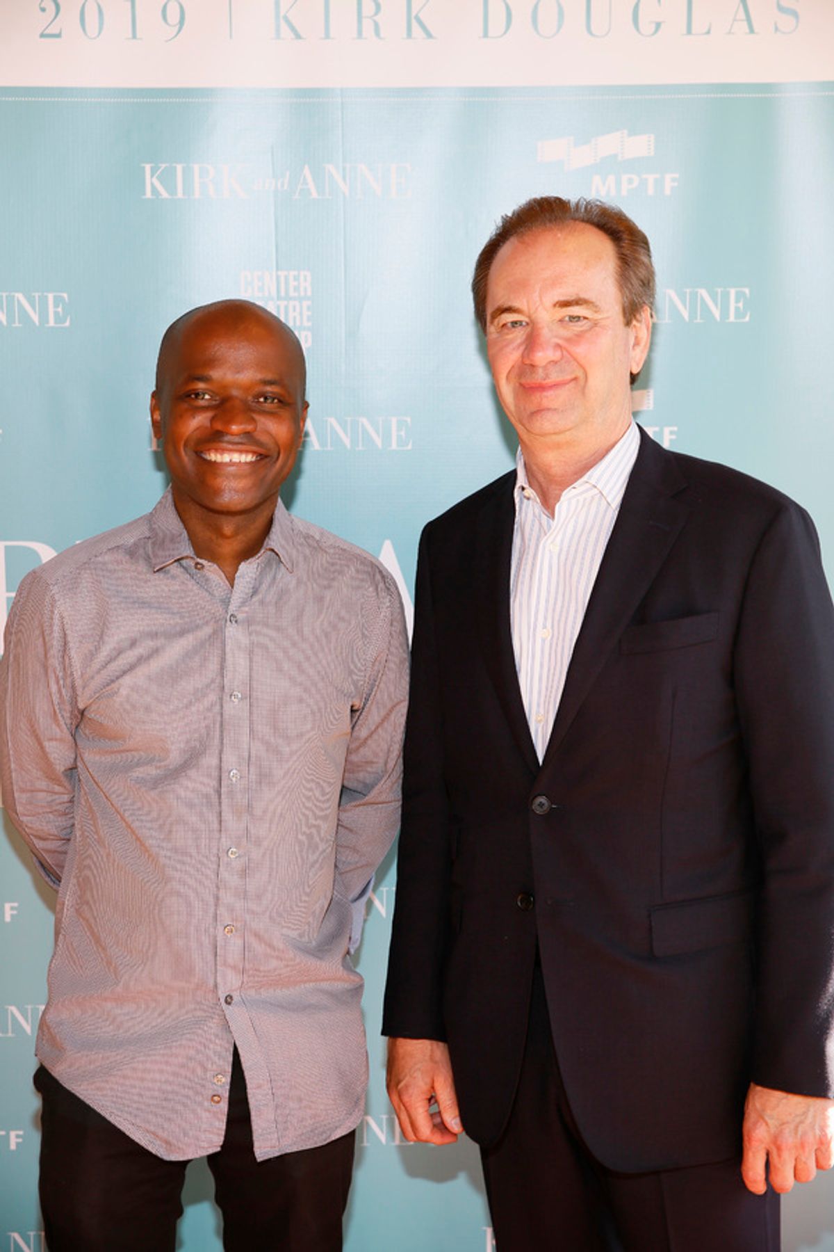 Culver City Council Member Daniel Lee and Culver City Manager John Nachbar at 