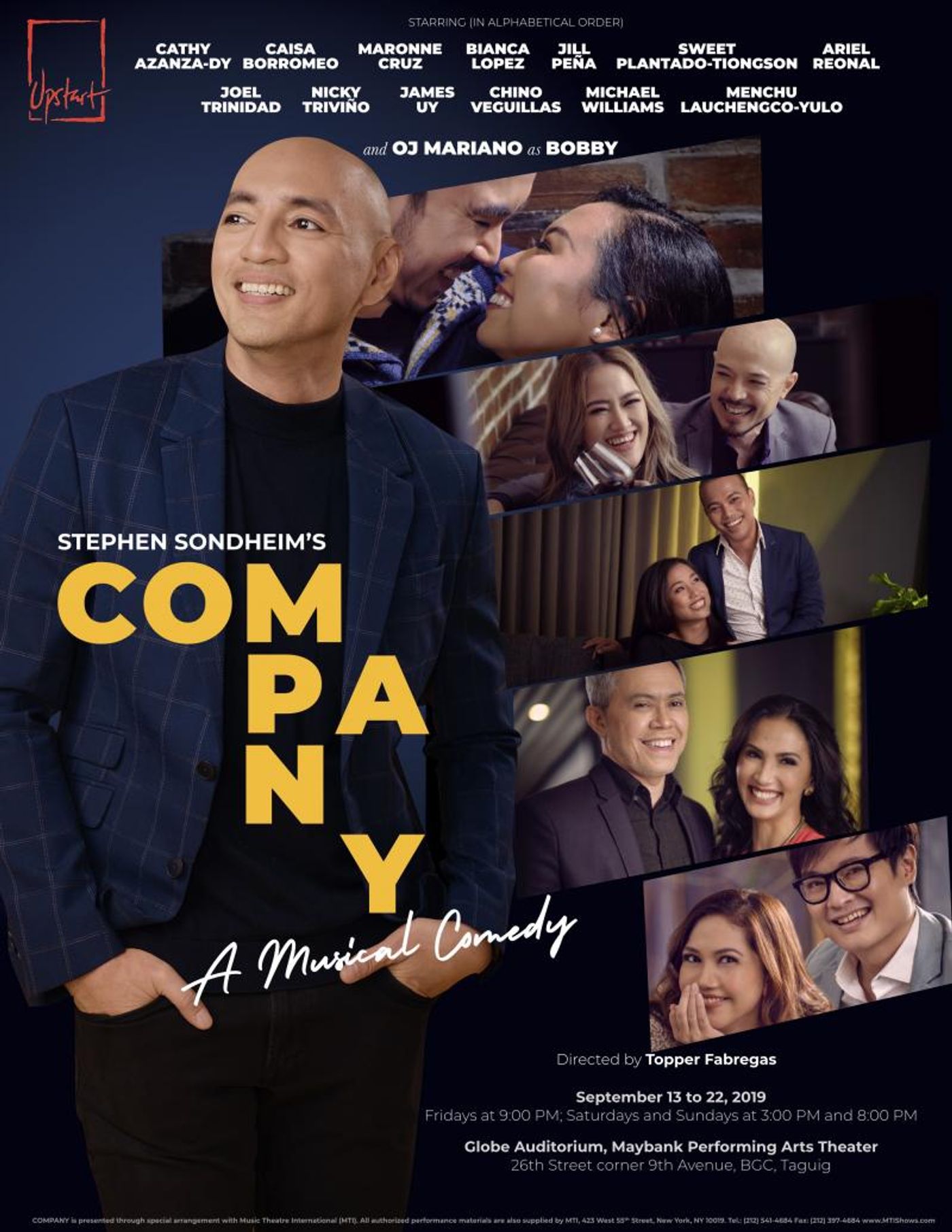 Upstart Productions To Stage Stephen Sondheim's COMPANY; Tickets Now On Sale!  Image