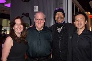 Mary Ann McSweeney (Bass), Eugene Gwozdz (Piano and Music Director), Steve Bargonetti (Guitar) and Are Sekiguchi (IDrums) @ BroadwayWorld Mary Ann McSweeney (Bass), Eugene Gwozdz (Piano and Music Director), Steve Bargonetti Photo