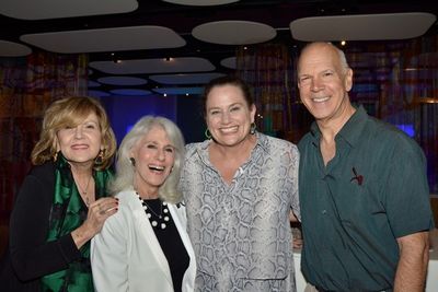 Brenda Vaccaro, Jamie deRoy, Cady Huffman and David Zippel Photo
