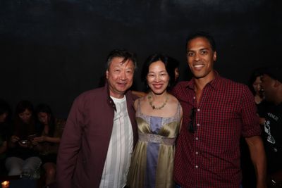 Tzi Ma, Lia Chang, Taimak. Photo by Garth Kravits Photo