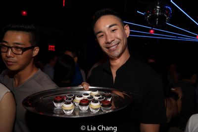 Roger Yeh and his custom made YehCakes Photo