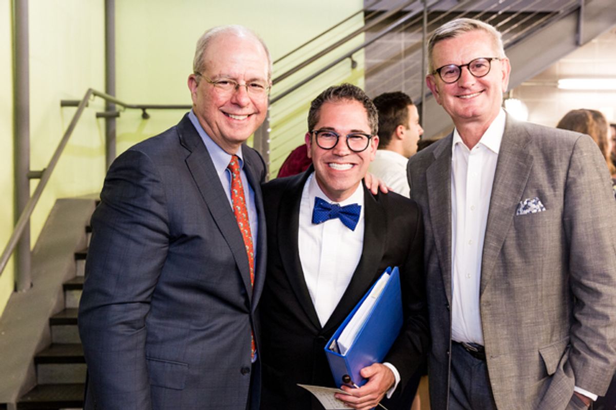 Andy Einhorn, Alan Pletcher, and Jed Bernstein at 