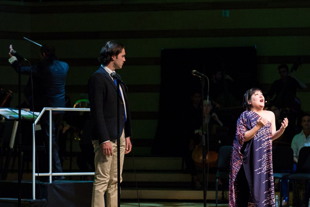 Ann Harada and Ryan McCartan at 