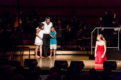 Christy Altomare, Nathan Gunn, Dante Clark, and Eliza Pfeifer Photo