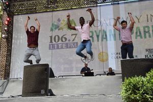 Michael Hollick, Bradley Gibson and Fred Berman Photo