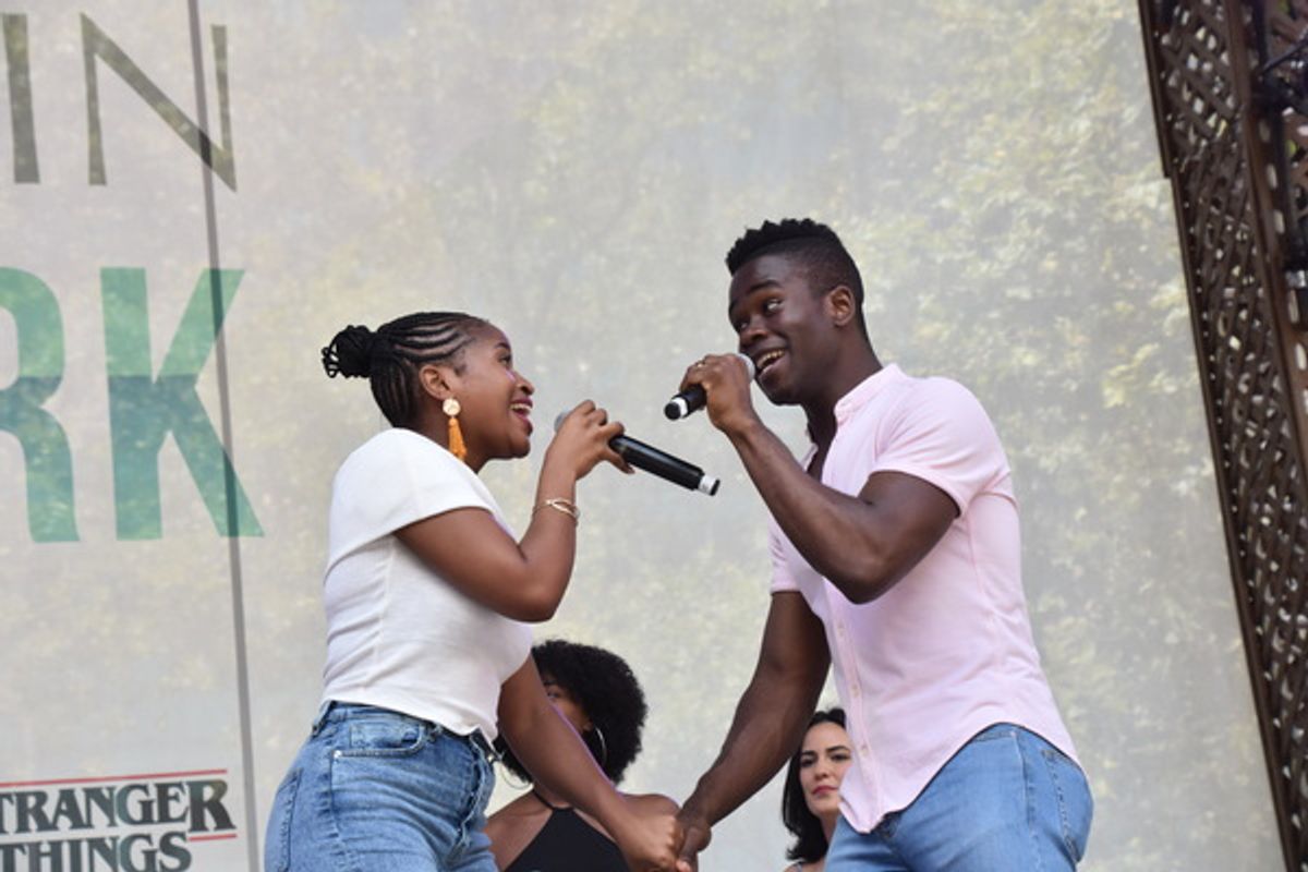 Pearl Khwenzi and Bradley Gibson at 