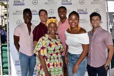 Bradley Gibson, Michael Hollick, Tshidi Manye, L. Steven Taylor, Pearl Khwenzi and Fr Photo