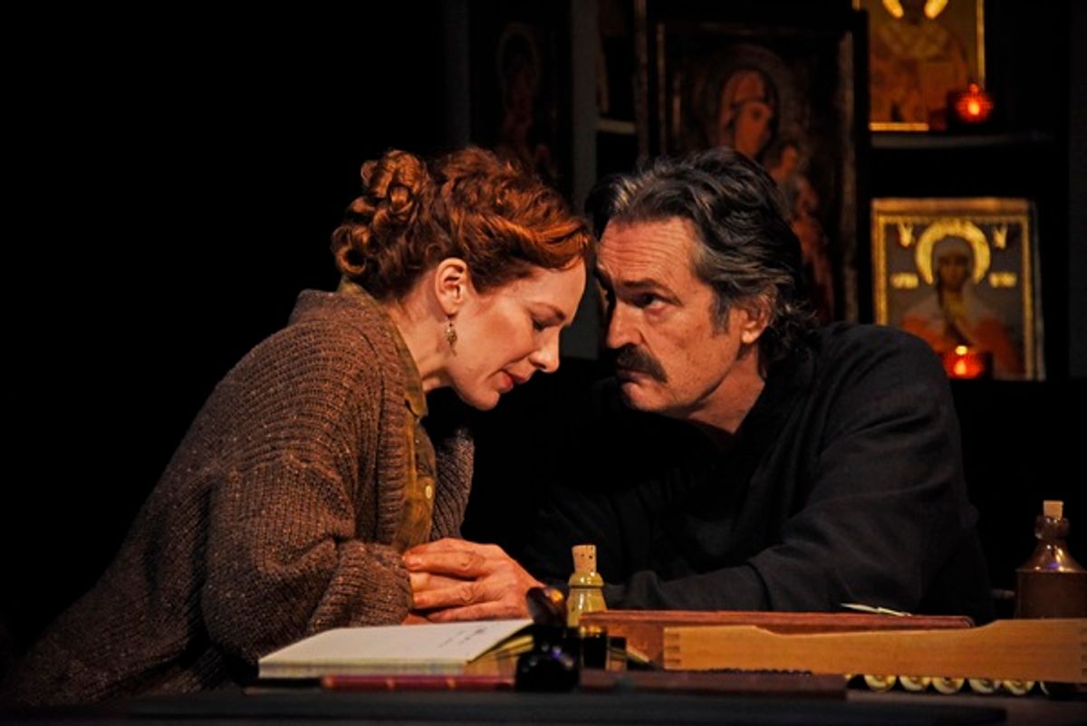 Katherine Parkinson, Rupert Everett at 