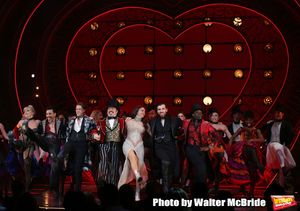 Robyn Hurder, Ricky Rojas, Aaron Tveit, Danny Burstein, Karen Olivo, Tam Mutu and Sah Photo