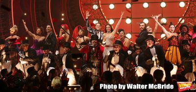 Robyn Hurder, Ricky Rojas, Aaron Tveit, Danny Burstein, Karen Olivo, Tam Mutu and Sah Photo
