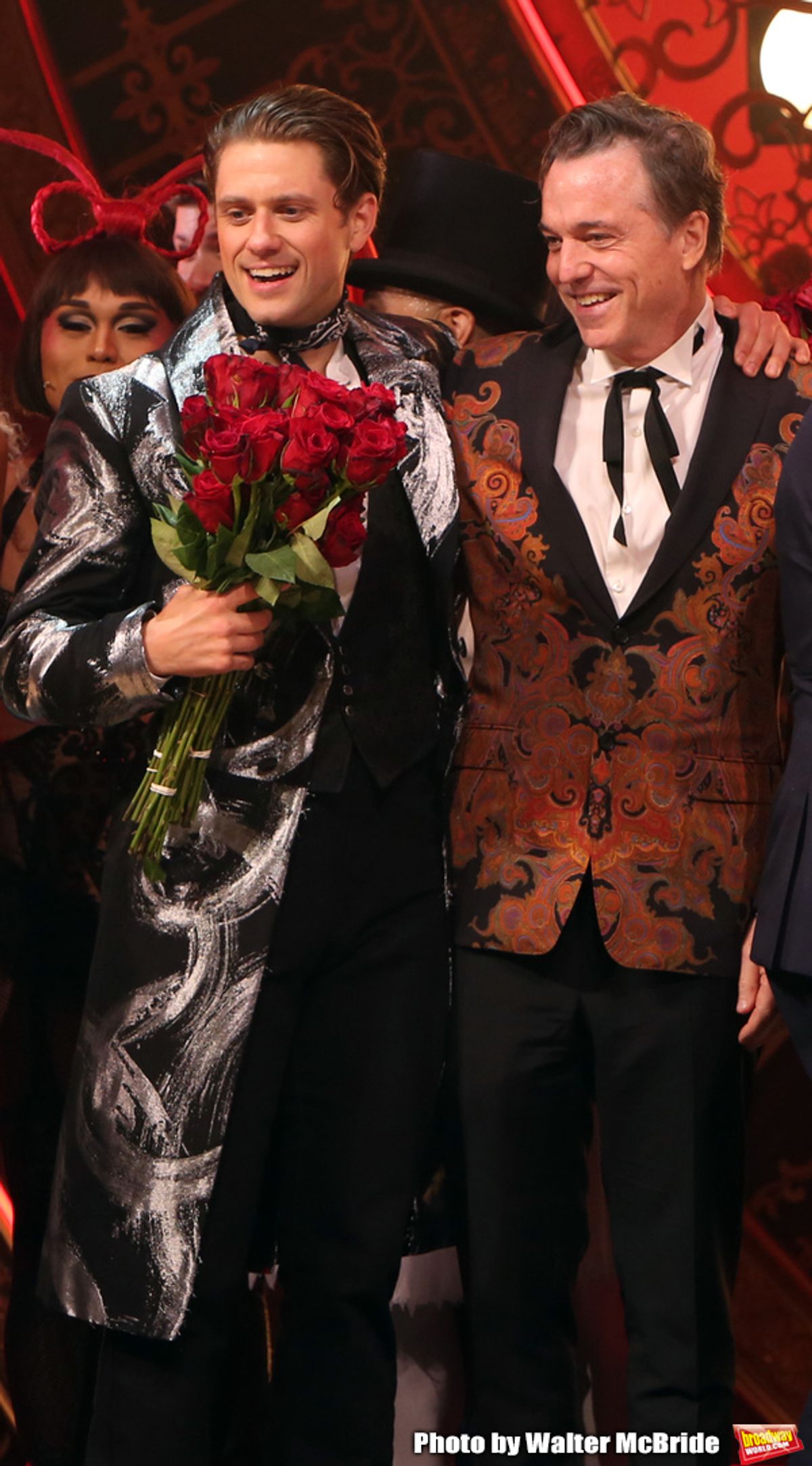 Aaron Tveit and Derek McLane at 