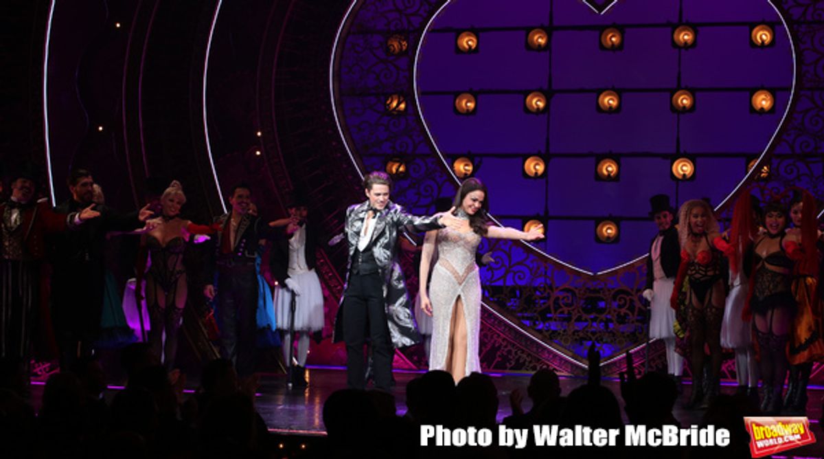 Aaron Tveit and Karen Olivo at 