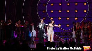 Aaron Tveit and Karen Olivo @ BroadwayWorld Aaron Tveit and Karen Olivo Photo