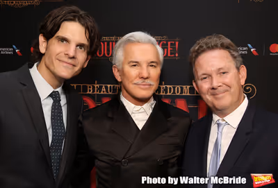 Alex Timbers, Baz Luhrmann and John Logan Photo