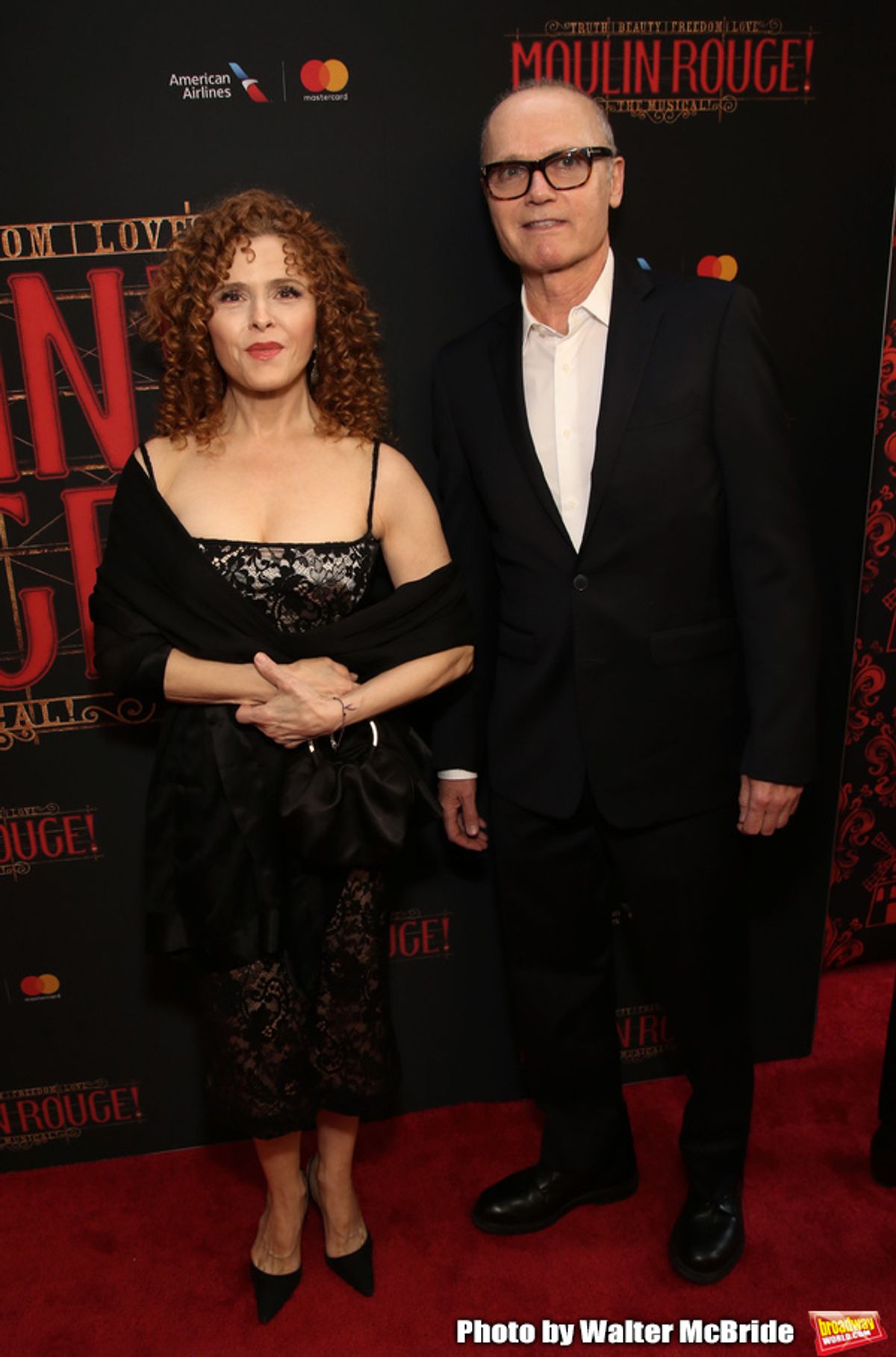 Bernadette Peters and guest  at 