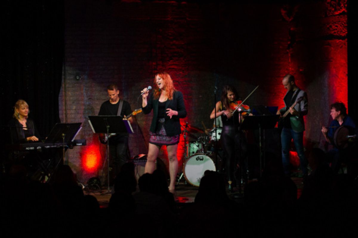 Marika Aubrey with Cynthia Kortman Westphal, Adam Stoler, Kiana Weber, Max Calkin, Steve Holloway & Ben Morrow  at 