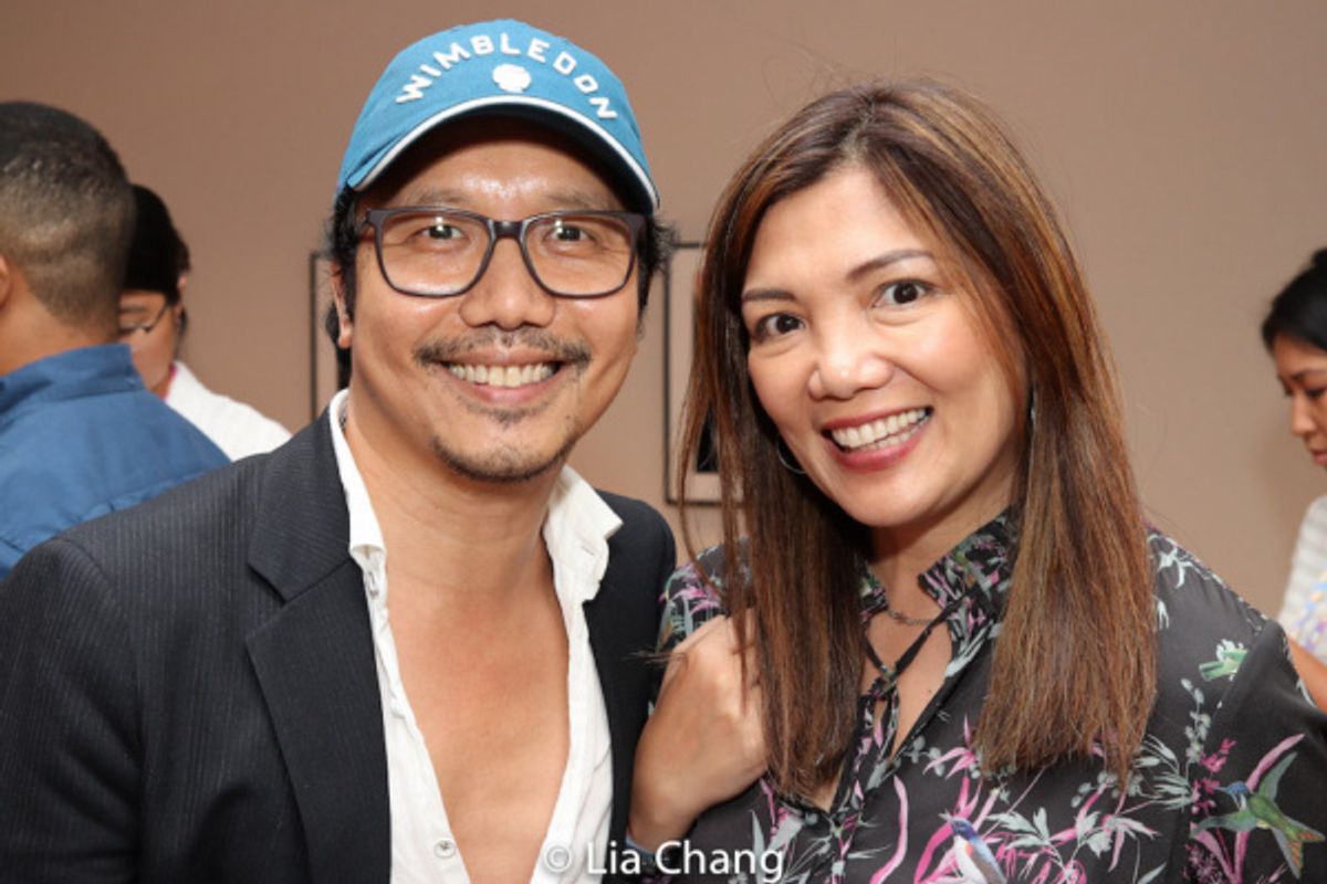 Victor Lirio and Rona Reyes Sieh at 