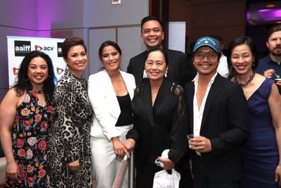 Maria-Christina Oliveras, Lea Salonga, Diane Paragas and her mother, Jose Llana, Vict Photo