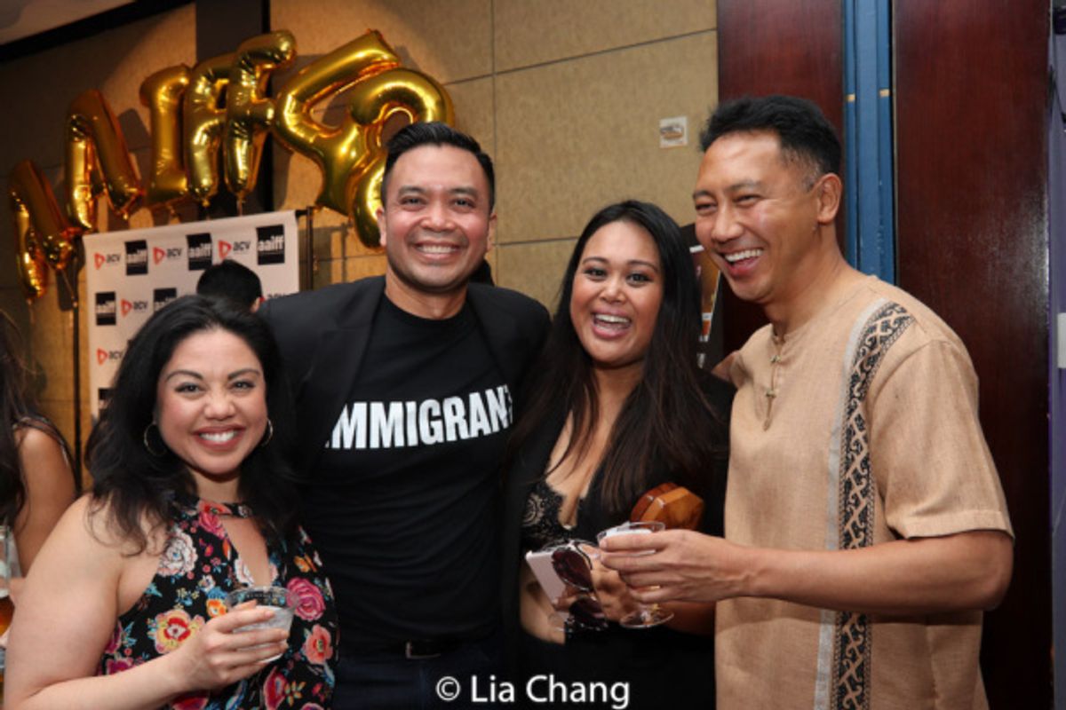 Maria-Christina Oliveras, Jose Llana, Nicole Ponseca and a guest at 