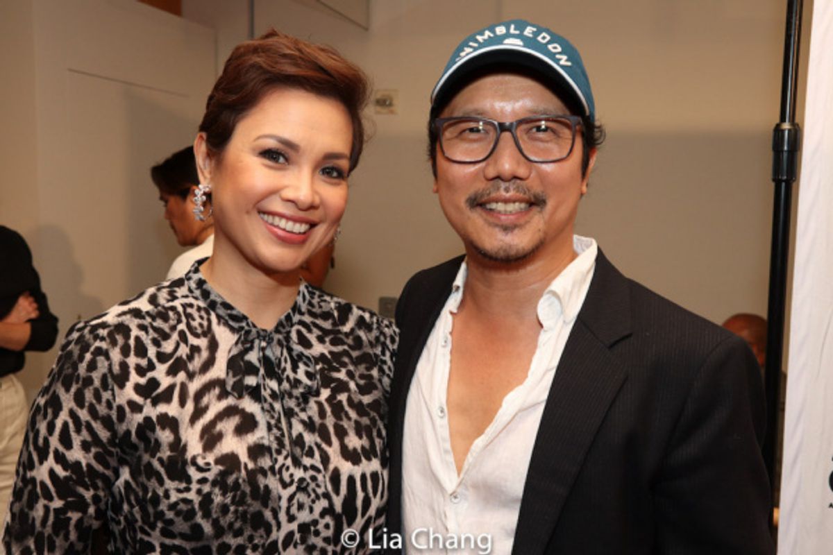 Lea Salonga and Victor Lirio at 
