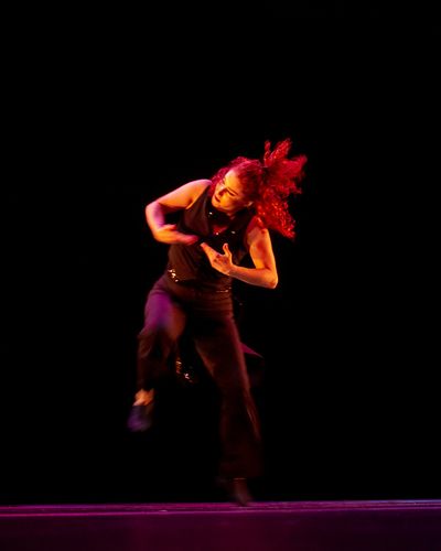 Megan Jakel of Alvin Ailey Dance Theatre performing "Ella" choreographed by Robert Ba Photo