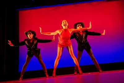 Nicholas de la Vega, Bianca Pamela Marroquin and Nicholas Sipes perform Bob Fosse's " Photo
