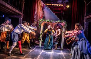 Rebecca Trehearn, David Ricardo Pearce, and cast Photo