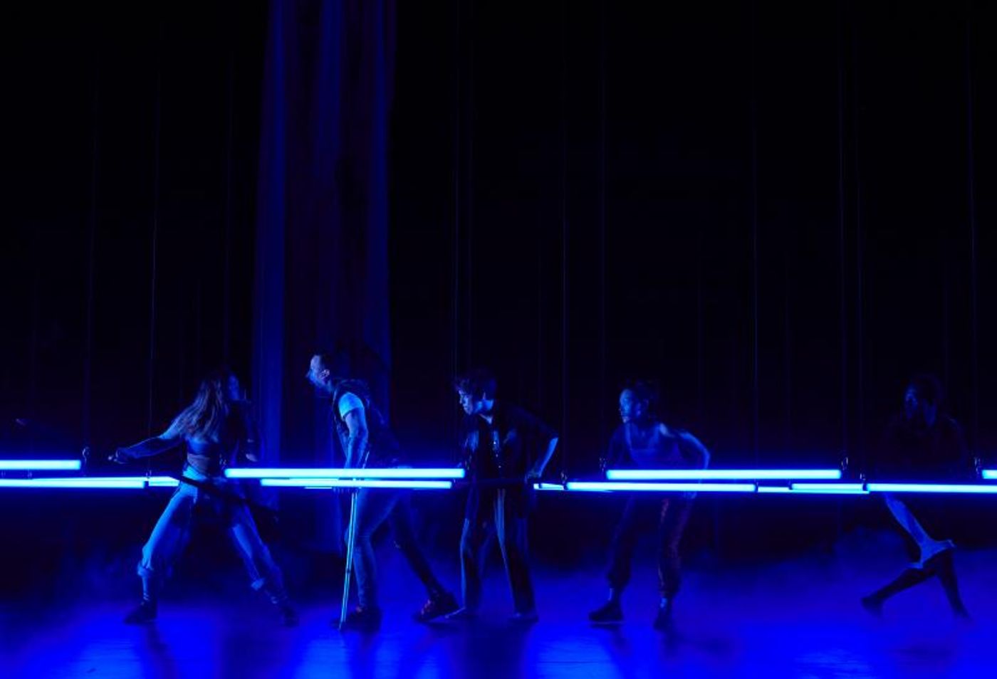 Review: The Nature Of Powerful Masculinity In LORD OF THE FLIES Is Considered With An Ensemble That Does Not Conform To Traditional Casting Expectations.  Image