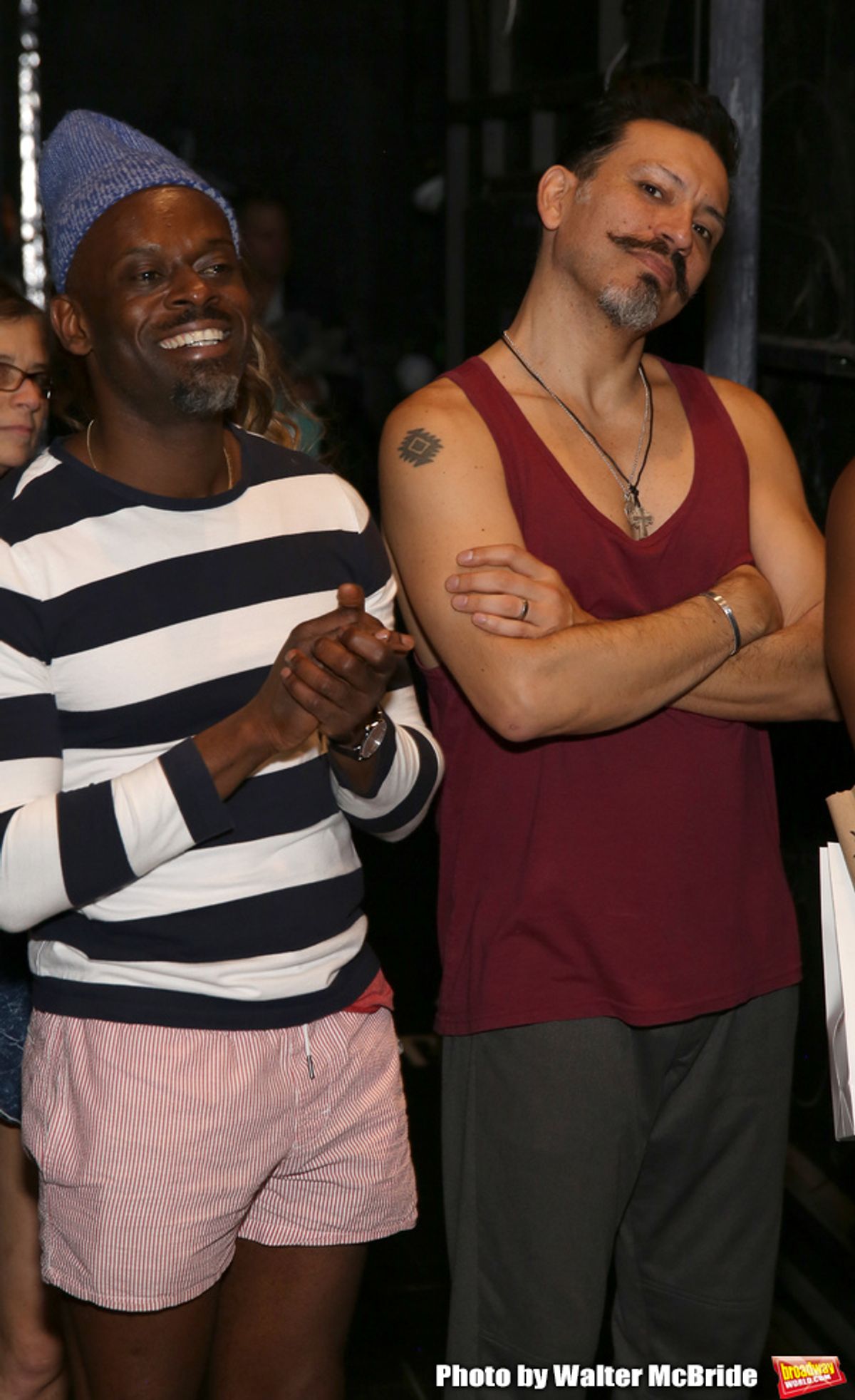 Sahr Nguajah and Ricky Rojas at 