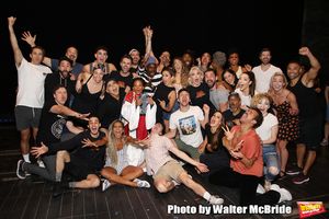 Bahiyah Hibah, Aaron Tveit, Karen Olivo, Danny Burstein, Sahr Nguajah, Tam Mutu, Ricky Rojas and Robyn Hurder with cast @ BroadwayWorld Bahiyah Hibah, Aaron Tveit, Karen Olivo, Danny Burstein, Sahr Nguajah, Tam Mutu, Rick Photo